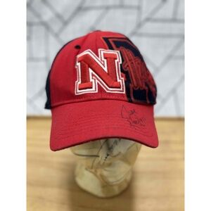 Nebraska Cornhuskers Jesse Kosch #19 Punter Autographed Baseball Cap Red Men's‎